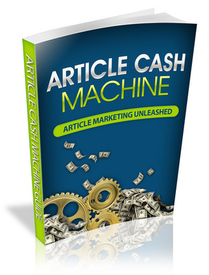 Product picture Article Cash Machine eBook PLR/RS